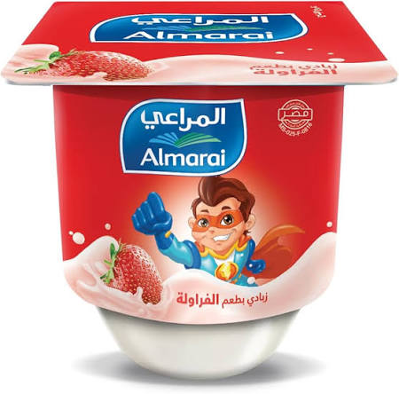 زبادي المراعي فراولة
