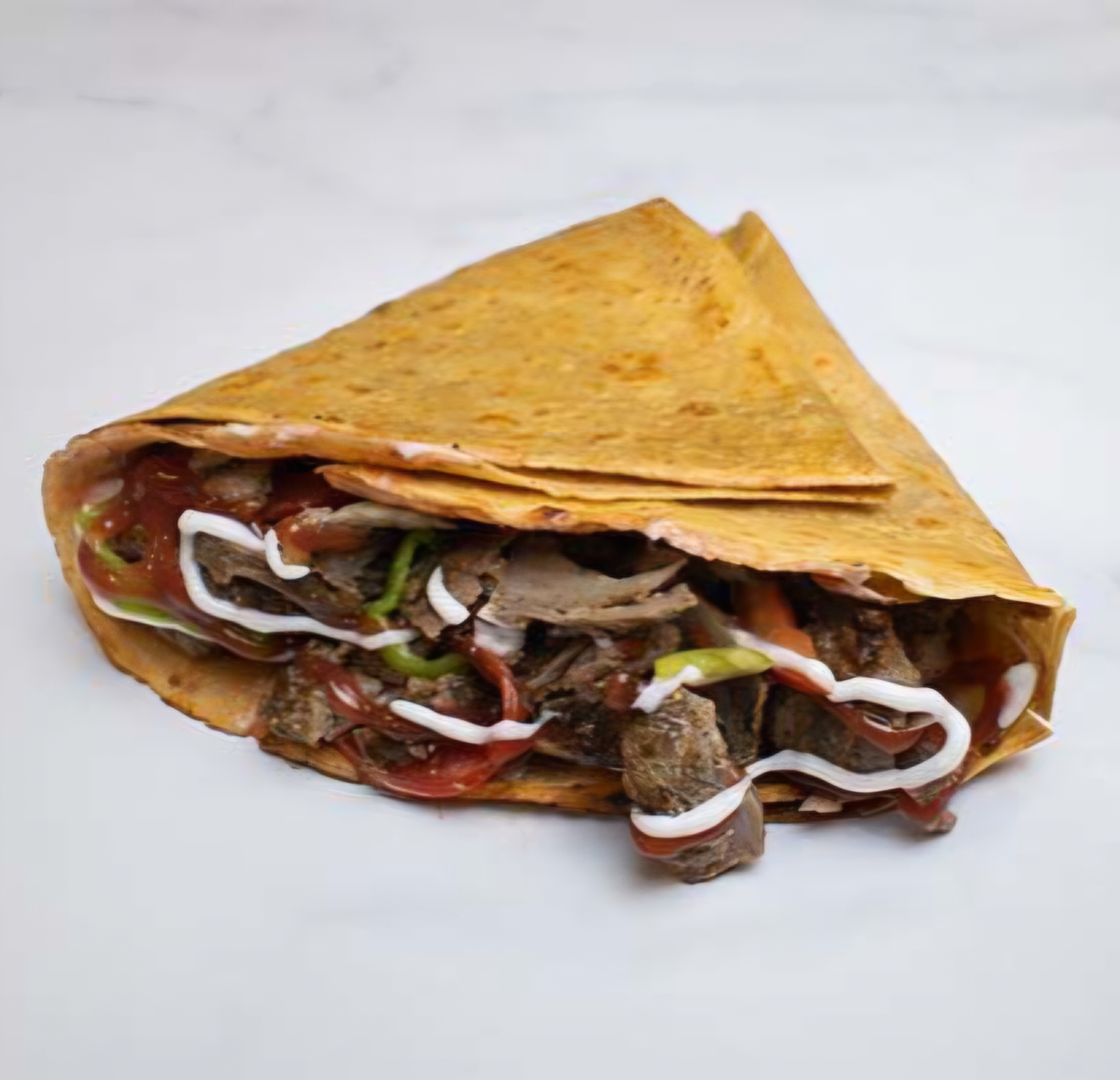 كريب شاورما لحم